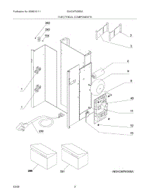 03 - Electrical Components parts for Electrolux Coffee Maker E24CM75GSSA / from AppliancePartsPros.com