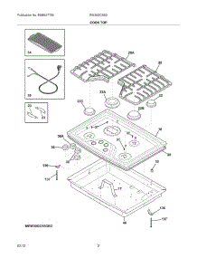 03 - Cook Top parts for Electrolux Cooktop EW30GC55GB3 / from AppliancePartsPros.com