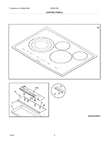 03 - Controls parts for Electrolux Cooktop EI30EC45KB1 / from AppliancePartsPros.com