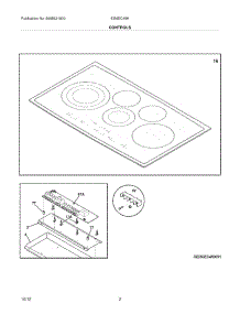 03 - Controls parts for Electrolux Cooktop EI36EC45KB1 / from AppliancePartsPros.com