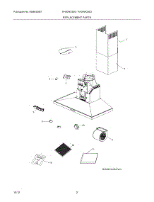 03 - Recommemnded Spare Parts parts for Electrolux Hood RH30WC55GSB / from AppliancePartsPros.com