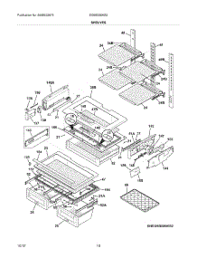 09 - Shelves parts for Electrolux Refrigerator EI28BS80KS2 / from AppliancePartsPros.com