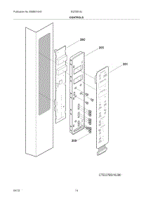 13 - Controls parts for Electrolux Refrigerator EI27BS16JW6 / from AppliancePartsPros.com