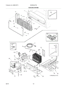 11 - Cooling System parts for Electrolux Refrigerator E23BC68JPS6 / from AppliancePartsPros.com