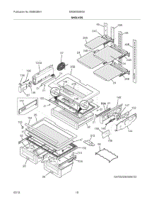 09 - Shelves parts for Electrolux Refrigerator EW28BS85KS4 / from AppliancePartsPros.com