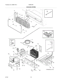11 - Cooling System parts for Electrolux Refrigerator EI23BC30KW2 / from AppliancePartsPros.com