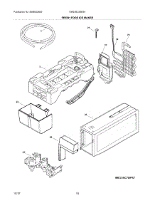 17 - Fresh Food Ice Maker parts for Electrolux Refrigerator EW23BC85KS4 / from AppliancePartsPros.com