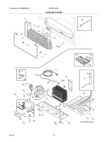 11 - Cooling System parts for Electrolux Refrigerator EI23BC60KS1 / from AppliancePartsPros.com
