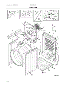 03 - Cabinet / Drum parts for Electrolux Dryer EIMGD60LT2 / from AppliancePartsPros.com