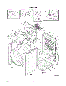 03 - Cabinet / Drum parts for Electrolux Dryer EIMED60JIW3 / from AppliancePartsPros.com