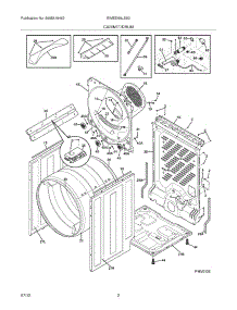 03 - Cabinet / Drum parts for Electrolux Dryer EIMED60LSS0 / from AppliancePartsPros.com