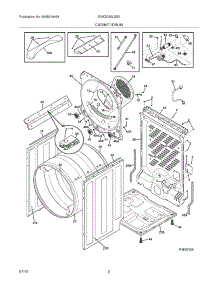 03 - Cabinet / Drum parts for Electrolux Dryer EIMGD60LSS0 / from AppliancePartsPros.com