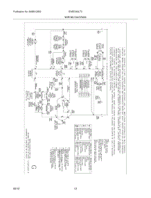 12 - Wiring Diagram parts for Electrolux Dryer EIMGD60LT0 / from AppliancePartsPros.com
