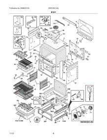 07 - Body parts for Electrolux Range EI30DS5CJS4 / from AppliancePartsPros.com