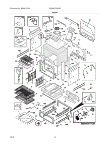 07 - Body parts for Electrolux Range EW30GS75KSD / from AppliancePartsPros.com