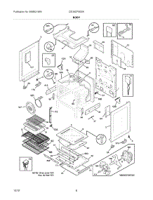07 - Body parts for Electrolux Range CEI30GF5GSK / from AppliancePartsPros.com