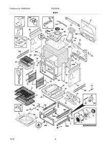 07 - Body parts for Electrolux Range EI30GS55LWB / from AppliancePartsPros.com
