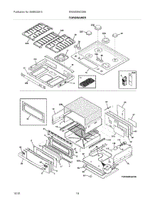09 - Top / Drawer parts for Electrolux Range EW30DS6CGS8 / from AppliancePartsPros.com