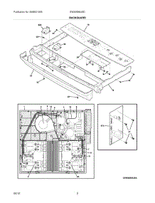 03 - Backguard parts for Electrolux Range EW30IS65JSD / from AppliancePartsPros.com