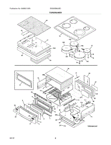 07 - Top / Drawer parts for Electrolux Range EW30IS65JSD / from AppliancePartsPros.com