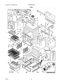 05 - Body parts for Electrolux Range EW30ES6CGS8 / from AppliancePartsPros.com