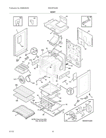 07 - Body parts for Electrolux Range EI30GF35JSA / from AppliancePartsPros.com