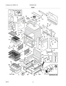05 - Body parts for Electrolux Range EW30IS6CJSC / from AppliancePartsPros.com
