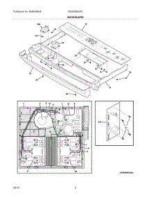 03 - Backguard parts for Electrolux Range EW30IS65JSC / from AppliancePartsPros.com