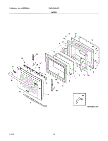09 - Door parts for Electrolux Range EW30IS65JSC / from AppliancePartsPros.com