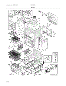 05 - Body parts for Electrolux Range EI30ES55LBA / from AppliancePartsPros.com