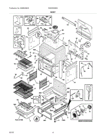 05 - Body parts for Electrolux Range EW30ES65GBG / from AppliancePartsPros.com