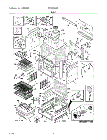 05 - Body parts for Electrolux Range EW30ES65GSH / from AppliancePartsPros.com