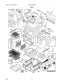 07 - Body parts for Electrolux Range EW30GS75KSB / from AppliancePartsPros.com