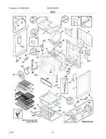 07 - Body parts for Electrolux Range EW3LGF65GSK / from AppliancePartsPros.com