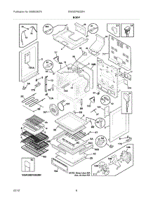 07 - Body parts for Electrolux Range EW30DF65GSN / from AppliancePartsPros.com