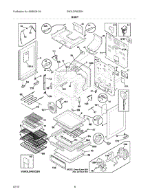 07 - Body parts for Electrolux Range EW3LDF65GSN / from AppliancePartsPros.com