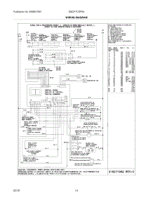 12 - Wiring Diagram parts for Electrolux Range E36DF7CGPS4 / from AppliancePartsPros.com