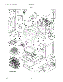 07 - Body parts for Electrolux Range EW30IF60ISB / from AppliancePartsPros.com