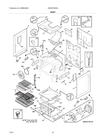 07 - Body parts for Electrolux Range EI30GF55GSJ / from AppliancePartsPros.com