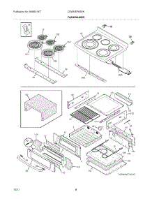 07 - Top / Drawer parts for Electrolux Range CEW30EF6GSK / from AppliancePartsPros.com
