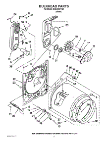 03 - Bulkhead Parts parts for Amana Dryer NGD4600YQ0 / from AppliancePartsPros.com