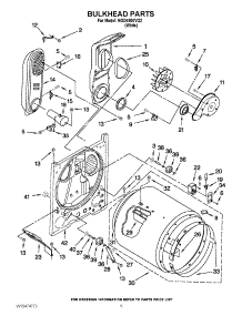 03 - Bulkhead Parts parts for Amana Dryer NGD4800VQ2 / from AppliancePartsPros.com