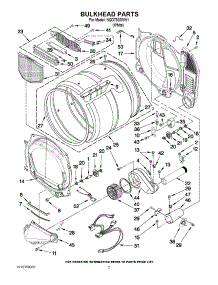 03 - Bulkhead Parts parts for Amana Dryer NGD7300WW1 / from AppliancePartsPros.com