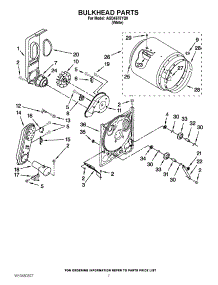 04 - Bulkhead Parts parts for Admiral Dryer AGD4675YQ0 / from AppliancePartsPros.com