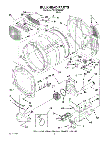 03 - Bulkhead Parts parts for Amana Dryer YNED7300WW1 / from AppliancePartsPros.com