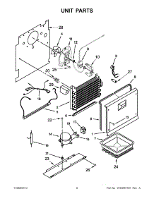 04 - Unit Parts parts for Amana Freezer AQF1613TEW05 / from AppliancePartsPros.com