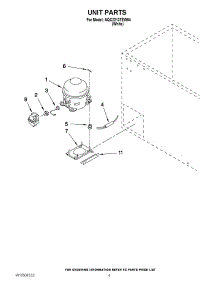 03 - Unit Parts parts for Amana Freezer AQC2213TEW04 / from AppliancePartsPros.com