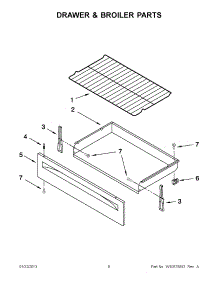 04 - Drawer & Broiler Parts parts for Amana Range YACR3230BCW0 / from AppliancePartsPros.com