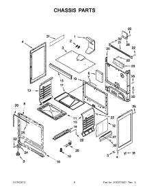 04 - Chassis Parts parts for Amana Range AGR3530AAW0 / from AppliancePartsPros.com