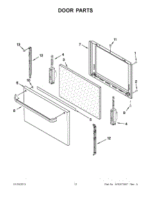 06 - Door Parts parts for Amana Range AGR3530AAW0 / from AppliancePartsPros.com